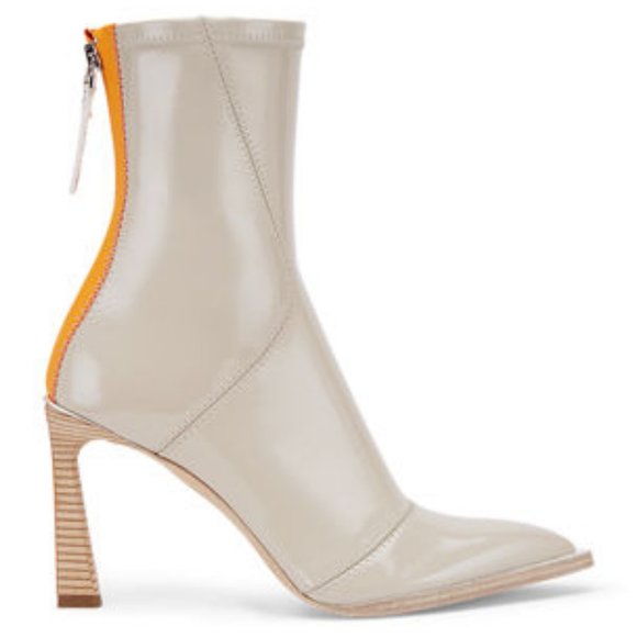 New Fendi Neoprene Zip Pointed Booties - Picture 2 of 11